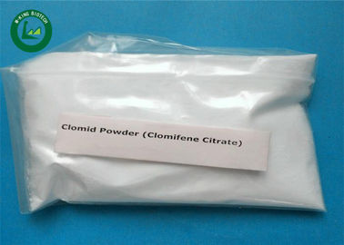 50mg Oral Pharmaceutical Raw Materials Clomifene Citrate / Clomid White Crystalline Powder