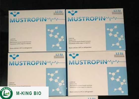 Sterile Lyophilized Human Growth Hormone For Muscle Growth Mustropin 120iu